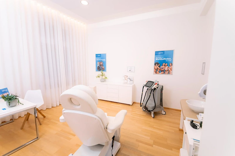 Treatment room for permanent hair removal in Münster